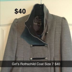 Rothschild Coat Girl’s Size 7